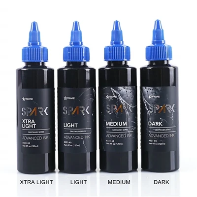INCERATURA DELLA TATTOO NERO ORGANICA 4oz da 120 ml di grigio
