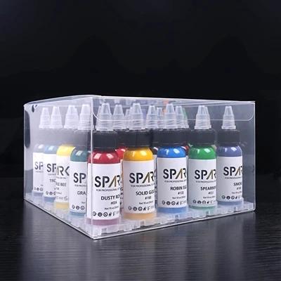 Set di inchiostro da tatuaggio professionale a 25 colori: una libreria a colo...