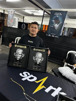 L'artista peruviano Atkins Morales brilla alla International Tattoo Conventio...
