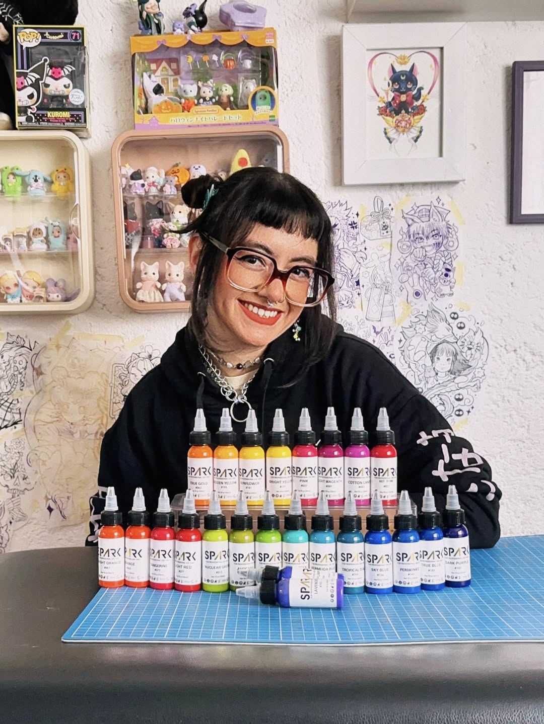We are proud of working together with the amazing artist siamesescalante by SPARK INK Pro