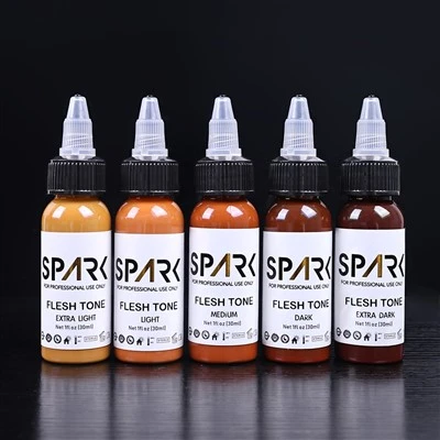 30 ml/bottiglia a 5 colori toni di pelle color tatuaggio per il corpo art