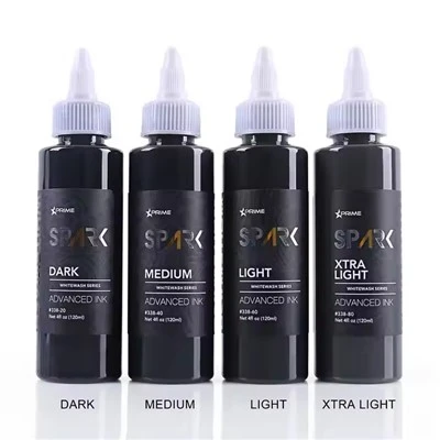 High - qualità Spark Nuovo 4oz*4 Set di whitewash Set inchiostri di tatuaggio temporaneo impermeabile