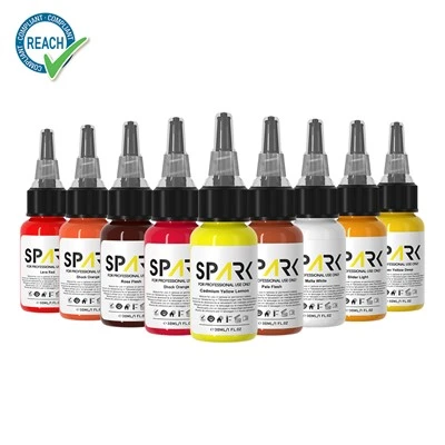 Inchiostro per tatuaggi organico permanente premium di alta qualità certificato UE-