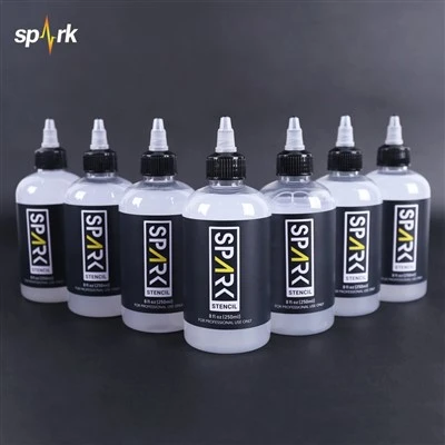 SAPRK 8 FL OZ (250 ml) Professional Quick Dry non - Gel di stencil per trasferimento da tatuaggi liscio che sbiadisce per artisti di tatuaggi
