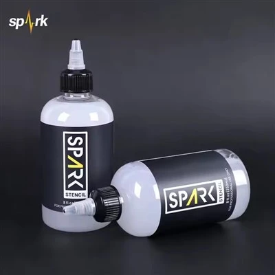 Roba liscia 4 fl oz gel di trasferimento di stencil liquido lavabile per artisti per aspirapolvere per il corpo e il piede