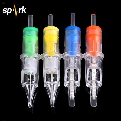 Spark Usiolaio in acciaio inossidabile Precisione compatibile facile da usare Needli da tatuaggio a flusso inchiostro liscio per la carrozzeria