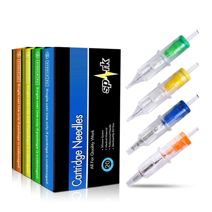 SPARK OEM/ODM Specifiche multiple Cartuccia da tatuaggio usa e getta con aghi magnum per la carrozzeria