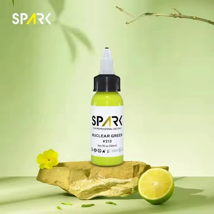 Spark 0.5oz long - Coloring rapido duraturo acqua di colore brillante - basato su vibrante tatuaggio a colori vibranti per la body art