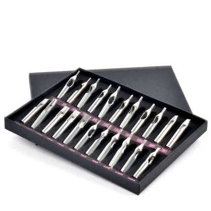 Set in acciaio inox tatuaggio punta