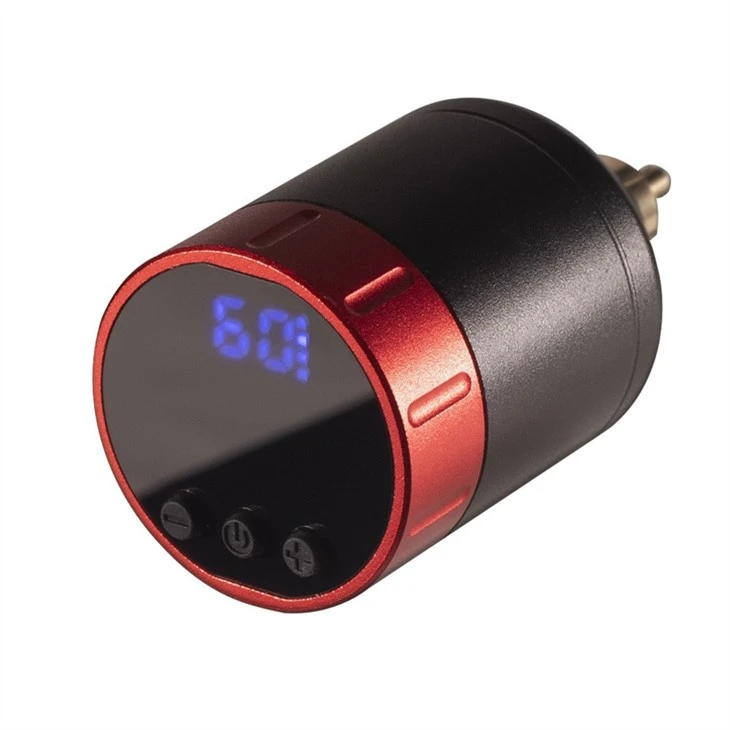 Batteria per tatuaggio con alimentatore wireless da 1500 mA, RCA wireless