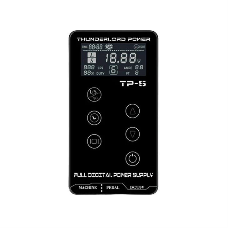 3-18V LCD Alimentatore elettrico per tatuaggio digitale