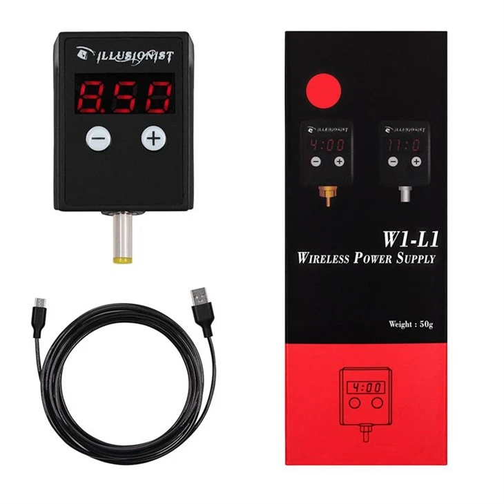 Alimentatore wireless da 4 V-11V Batteria per tatuaggi da 1500 mAh
