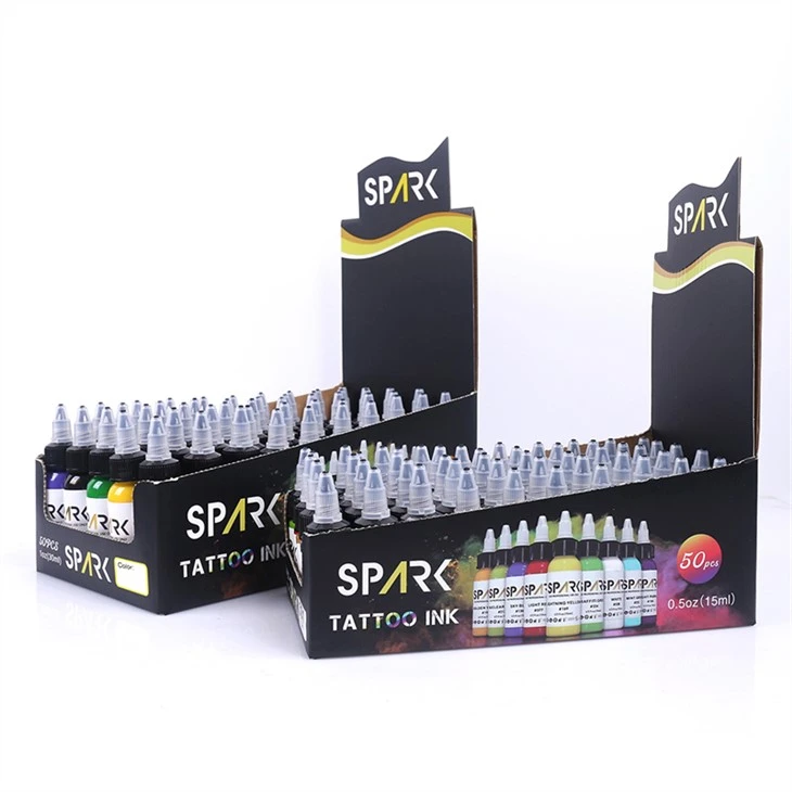 50 set di colori Pigmenti Inchiostro per tatuaggi Inchiostro per tatuaggi vegano Inchiostro per tatuaggi 30 ml