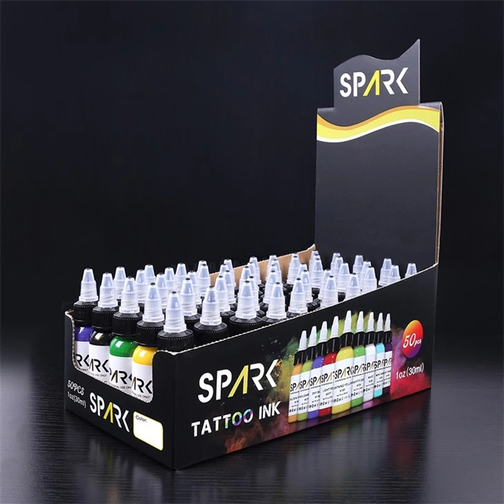 50 set di colori inchiostri per tatuaggi in grandi quantità Tattoo Ink Spark Original
