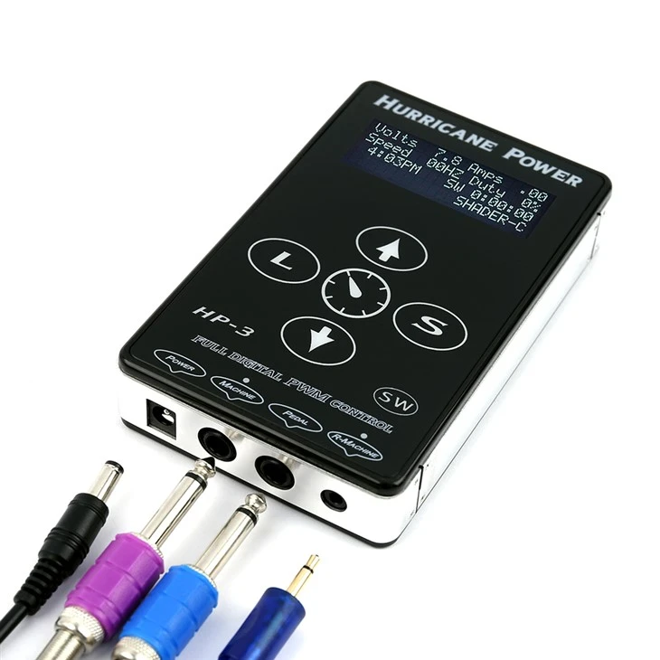 Alimentatore per tatuaggi Hurricane Alimentatore per tatuaggi doppio
