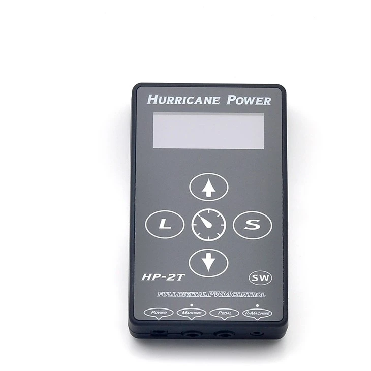 Alimentatore per tatuaggi LCD Alimentatore Hurricane per macchinette per tatuaggi