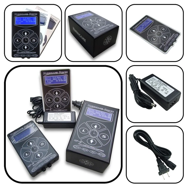 Alimentatore Tattoo Digitale per Macchinette per Tatuaggi Alimentatore Tattoo