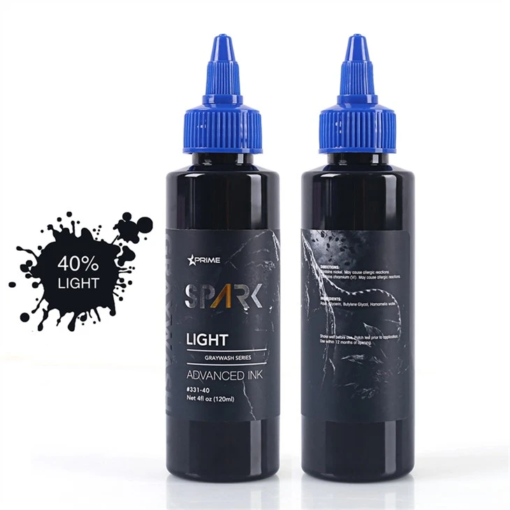 Set di inchiostri per tatuaggi Grey Wash Set di inchiostri per tatuaggi Spark Professional