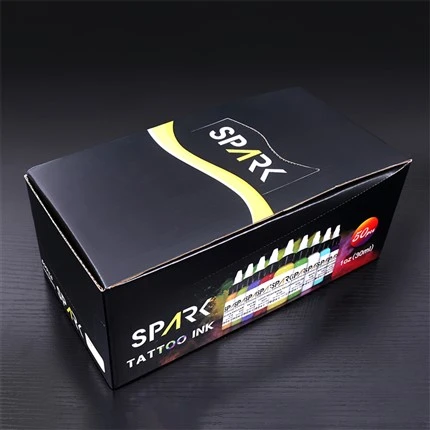 Set di 50 colori Set di inchiostri per tatuaggi Spark Colore inchiostro per tatuaggi professionale