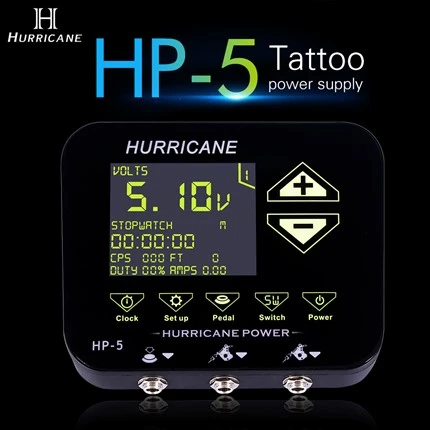 Alimentatore per tatuaggi Hand Touch Alimentatore per tatuaggi Hurricane