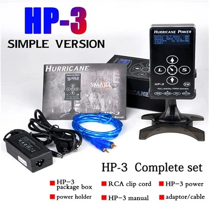 Alimentatore per tatuaggi Hurricane Dual Mode