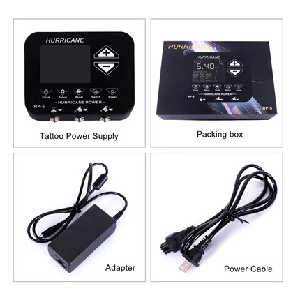 Alimentatore portatile per tatuaggi touch screen