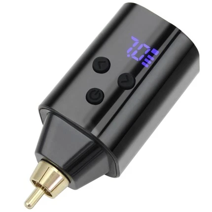 Batteria per tatuaggio wireless con alimentatore per tatuaggio RCA