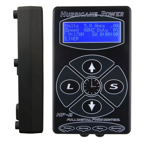 Alimentatore per tatuaggi Alimentatore per tatuaggi digitale Hurricane Power Supplay Tattoo