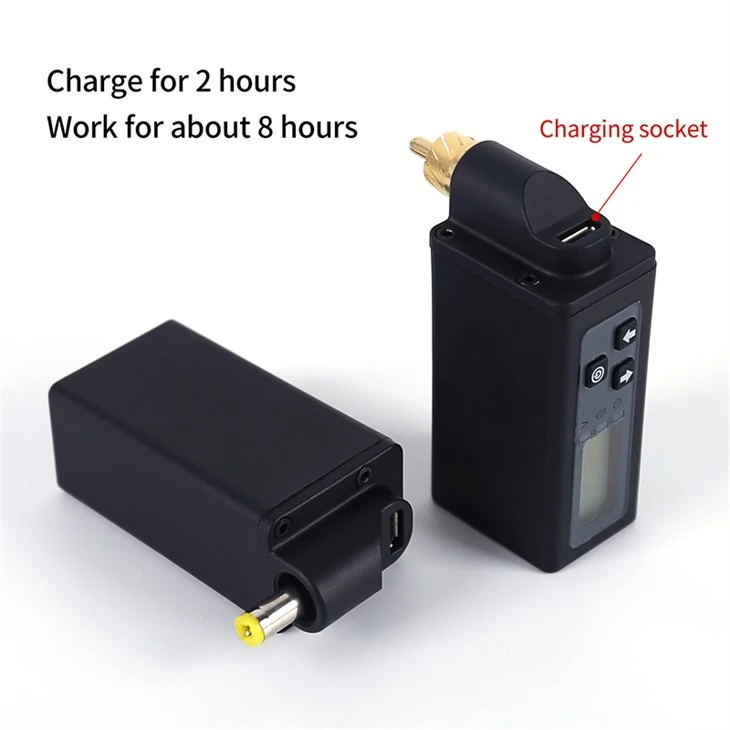 Alimentatore wireless per tatuaggi