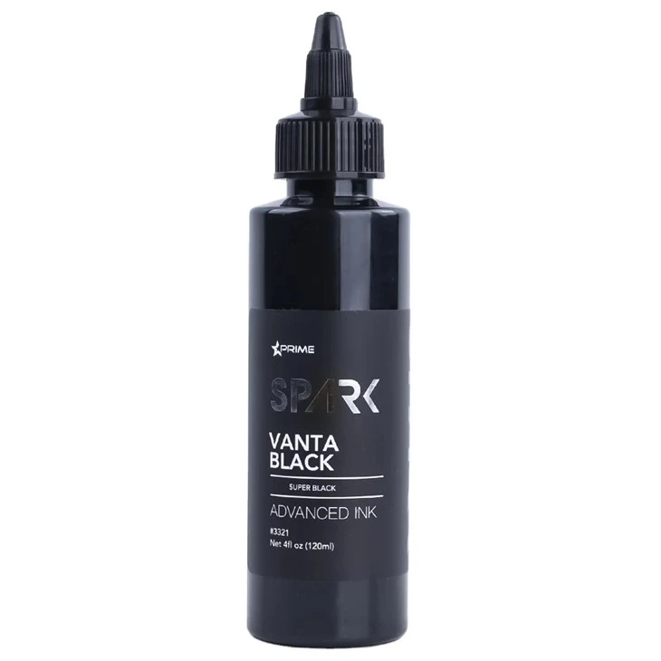 Inchiostro per tatuaggi senza piombo 8OZ Serie di inchiostri neri Classico rivestimento nero Inchiostro per tatuaggi Black Spark Display per inchiostro per tatuaggi professionale