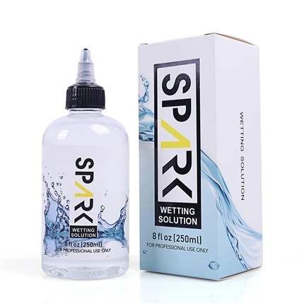 Soluzione bagnante per tatuaggi Spark da 8 OZ. Soluzione di miscelazione per tatuaggi Spark. Inchiostro per tatuaggi Spark