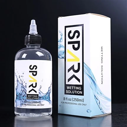 Soluzione di bagnatura per tatuaggi Spark originale da 240 ml 8 OZ Soluzione di miscelazione per tatuaggi Spark Inchiostro per tatuaggi Spark